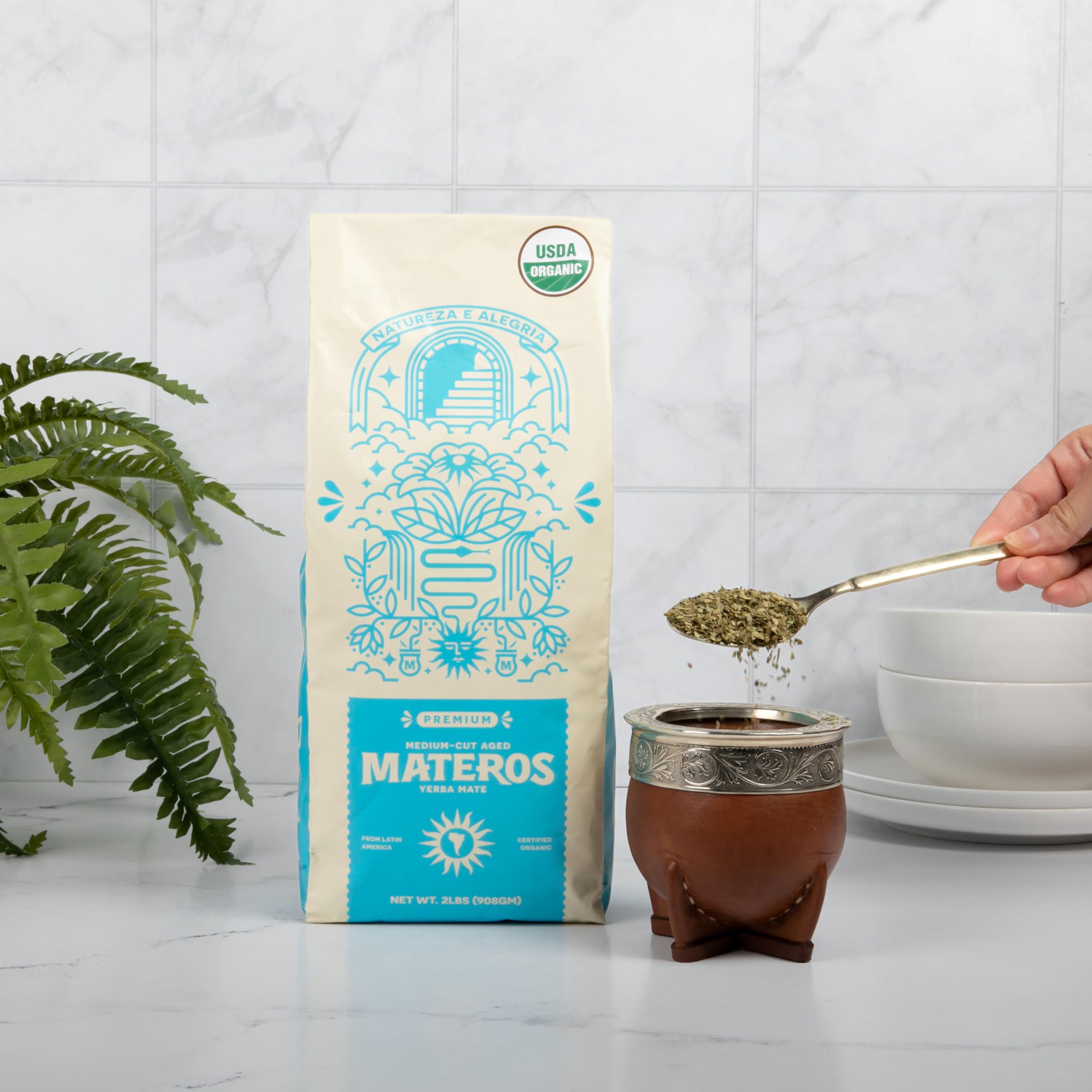 Amazon.com: Materos Premium Loose Leaf Yerba Mate Tea - Organic